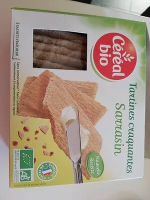 Tartines craquantes sarrasin Céréal Bio 145 g, code 3175681037854