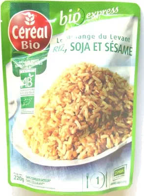 Le Mélange du Levant : Riz, Soja et Sésame Bio Céréal Bio, Bio express 220 g (1 personne), code 3175681061491