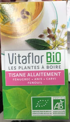 Tisane Allaitement Vitaflor, Vitaflor Bio 27 g, code 3175681108349