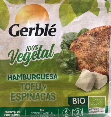 Hamburguesa Tofu y Espinacas Gerblé , code 3175681158542