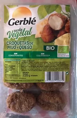 Croquetas de Mijo y Queso Gerblé , code 3175681158672