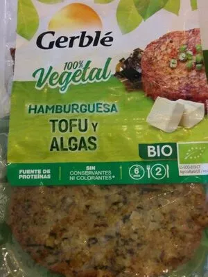 Hamburguesa de tofu y algas Gerblé , code 3175681160392