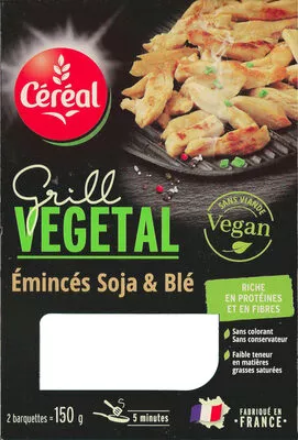 Grill Végétal Émincés Soja & Blé Céréal 150 g (2×75 g), code 3175681188020