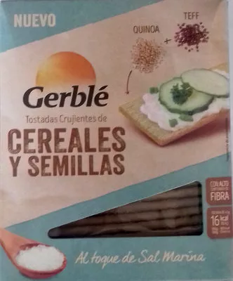 Tostadas crujientes de quinoa y semillas de teff Gerblé 100 g, code 3175681213081