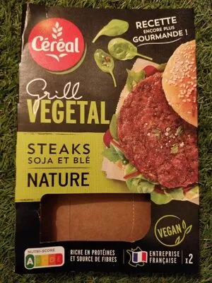 Grill végétal steak soja et blé Céréal , code 3175681249554