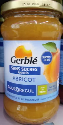 Abricot Sans sucres ajoutés Gerblé 320 g, code 3175681854475