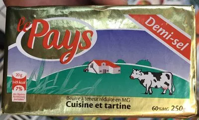 Cuisine et Tartine Demi-Sel Le Pays, La Payse 250 g, code 3175910001076