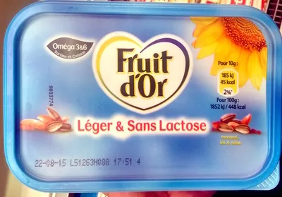 Léger & Sans lactose Fruit d'Or 250 g, code 3178050021171