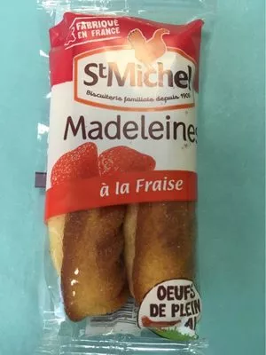 Madeleines à la fraise St Michel 30 g, code 3178530409024