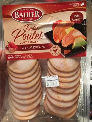 Tendre Poulet Cuit Fumé Saveur Mexicaine Bahier , code 3180050083004