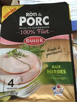 Roti de porc aux herbes Bahier , code 3180050662100