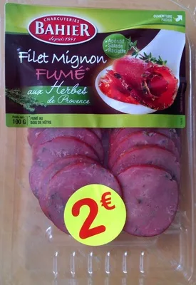 Filet mignon fumé aux Herbes de Provence Bahier 100g, code 3180054010198