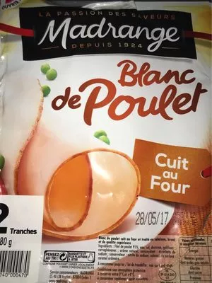 Blanc de Poulet Madrange 80 g, code 3180940000470