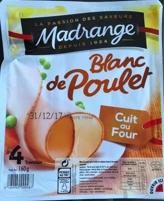 Blanc de Poulet Madrange 160 g, code 3180940000487