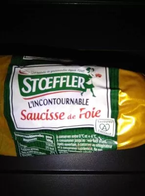 Saucisse de foie Stoeffler , code 3180950014603