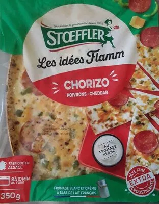 Les idées flamm chorizo Stoeffler 350g, code 3180950031471