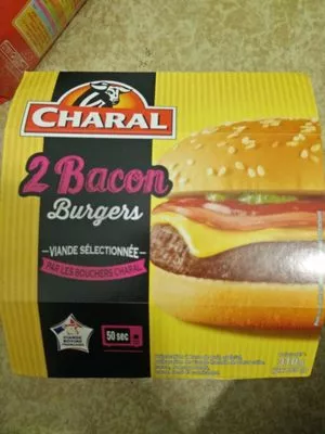 2 Bacons Burger Charal 2x155g, code 3181232138321