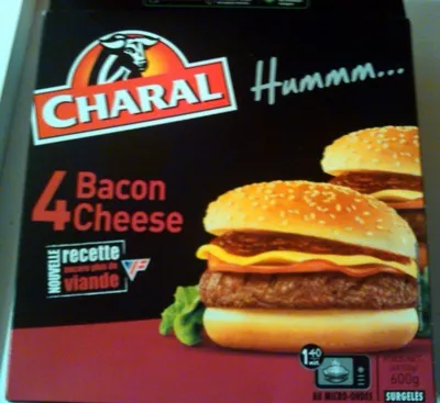 4 bacon cheese CHARAL 600g, code 3181232518840