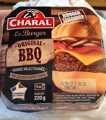 Burger Original BBQ Charal 220 g, code 3181238928377