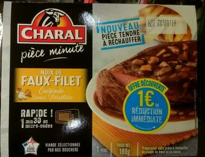 Noix de Faux-Filet Cuisinée Sauce Forestière Charal 180 g, code 3181238951092