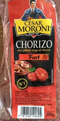 Chorizo fort César Moroni 200 g, code 3181450100605