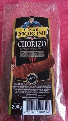 Chorizo extra-fort César Moroni 200 g, code 3181450100612