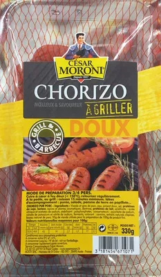 Chorizo Doux à Griller César Moroni 330 g, code 3181454671071