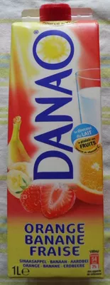 Orange Banane Fraise Danao, JFD (Jus Frais Développement) 1 L, code 3182280056445