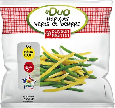 Duo Haricots verts et beurre Paysan Breton 750 g, code 3184034275034