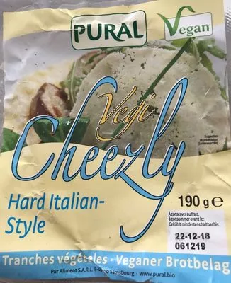 Vegi cheezly hard italian style Pural 190g, code 3184340009088