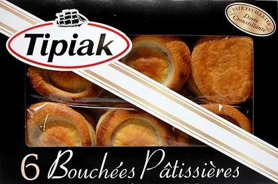 6 Bouchées Pâtissières Tipiak 150 g, code 3185205040109