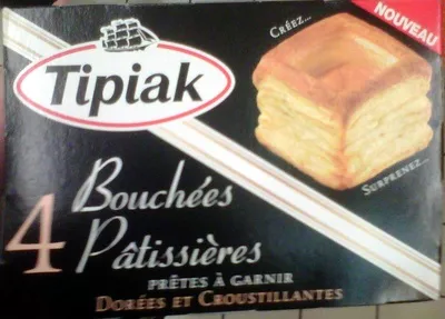 4 Bouchées Pâtissières Tipiak 100 g, code 3185205117580