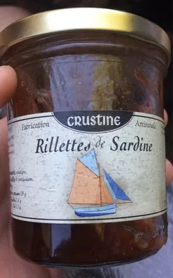 Rillette de sardine Crustine , code 3200741644458