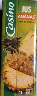 Jus Ananas à base de concentré 1 litre Casino 1 litre, code 3222471081686