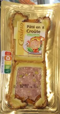 Pâté en croûte aux pistaches Casino 200 g, code 3222471142325