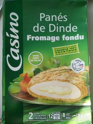 Panés de dinde fromage fondu - Casino Casino 200 g (2 * 100 g), code 3222472621249