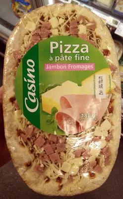 Pizza à pâte fine Jambon Fromage Casino 180 g, code 3222472703594