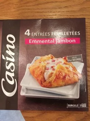 4 Entrées Feuilletées Emmental Jambon Casino 400 g, code 3222472892779