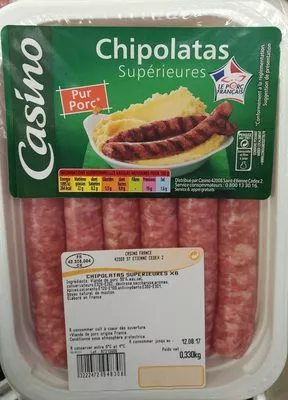 Chipolatas Supérieures Casino 330 g, code 3222472948308