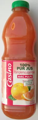 100% Pur Jus Pamplemousse rose avec pulpe Casino 1 l, code 3222473216246