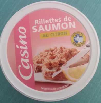 Rilllettes de Saumon au citron Casino 120 g, code 3222473263530