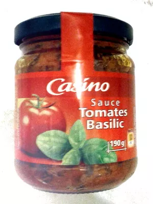 Sauce tomate basilic Casino 190 g, code 3222473310661