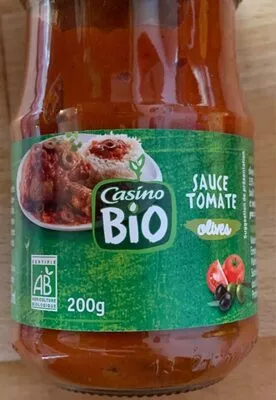 Sauce Tomate Olives Vertes Casino Bio,  Casino 200 g, code 3222473408542