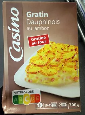 Gratin dauphinois au jambon Casino 300 g, code 3222473683802