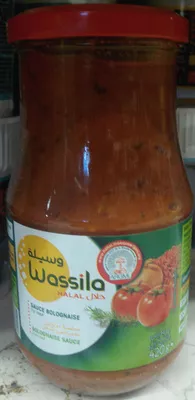 Sauce bolognaise Pur boeuf halal Wassila 420 g, code 3222474517335