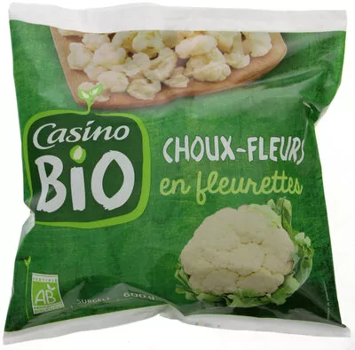 Choux-fleurs en fleurettes Bio Casino, Casino bio 600 g, code 3222474703677