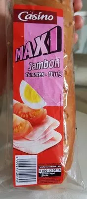 Sandwich Maxi Jambon Tomates Oeufs Casino 250 g, code 3222475401695