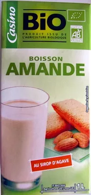 Boisson amande au sirop d'agave Casino 1 L, code 3222475419126