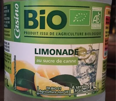 Limonade au sucre de canne Casino Bio, Casino 1 l, code 3222475626319