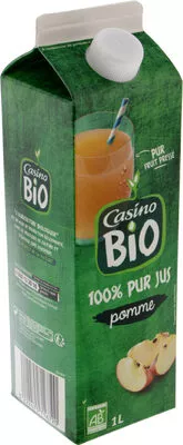 100% Pur Jus Pomme BIO réfrigéré Casino Bio, Casino 1 l, code 3222475716720